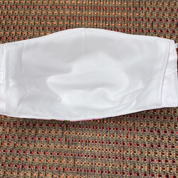 Spring! Beautiful Pink Flower Mask - Picture 2 of 4